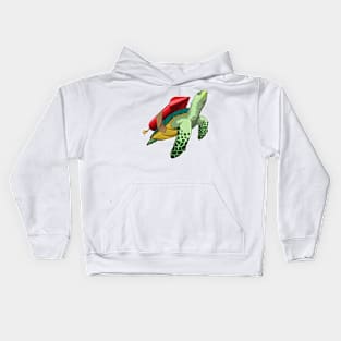 Turtle with Rocket Kids Hoodie